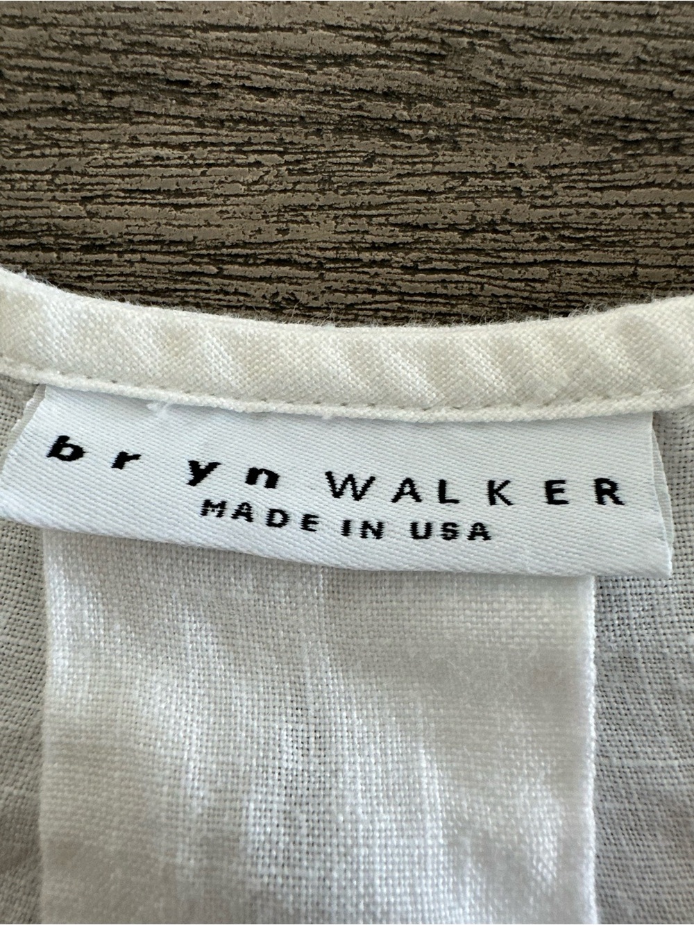 bryn Walker White Ruffle-Cuff Round-Neck Blouse - Picture 8 of 9